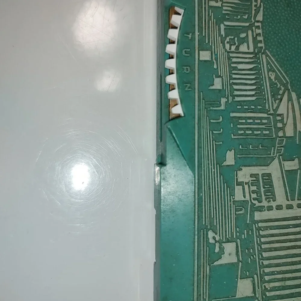 Vintage 1960 Sterling Plastic Co Educator Pencil Case US Presidents Terms Office